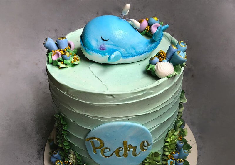 Bolos Confeitaria Bendita Bru 0002 Bolo Infantil Baleia